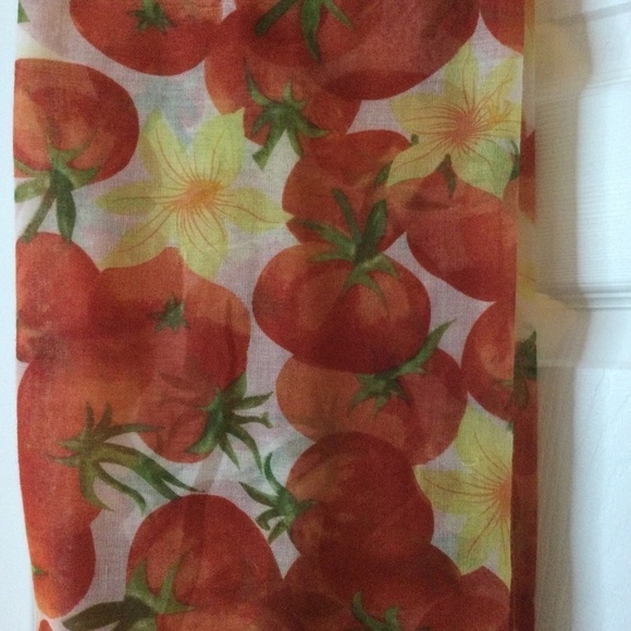 Tomatoe/flowers accessory scarf - Picture 4 of 7